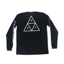 Camiseta Huf Silk Manga Longa Essentials TT Preto