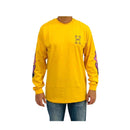 Camiseta Huf Manga Longa Screw Head Amarelo