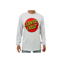 Camiseta Santa Cruz Manga Longa Classic Dot Branco