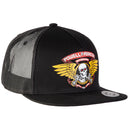 Boné Powell Peralta Winged Ripper Trucker Cap Black