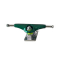 Truck Stick Skate Semi Pro 139mm Alumínio Verde Logo Prata