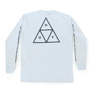 Camiseta Huf Silk Manga Longa Essentials TT Branco