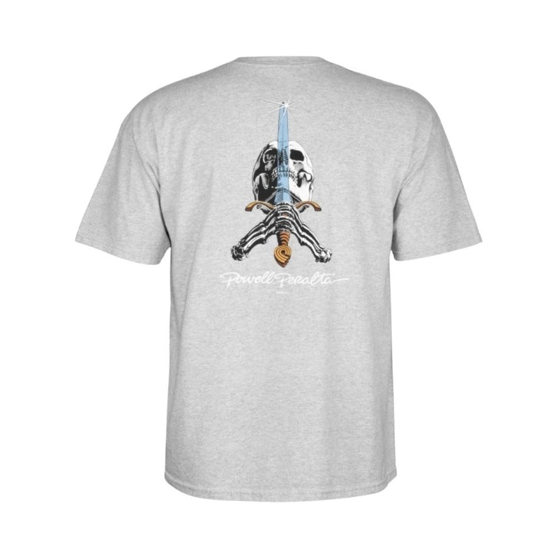 Camiseta Powell Peralta Skull & Sword Cinza