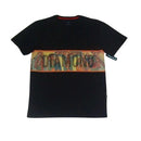 Camiseta Diamond Panel Preta Masculina