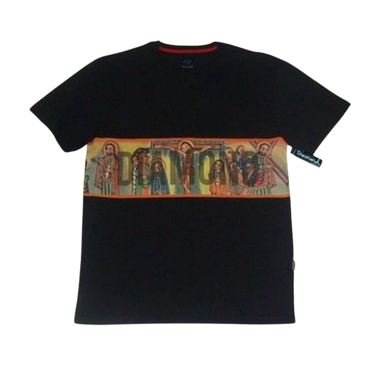 Camiseta Diamond Panel Preta Masculina