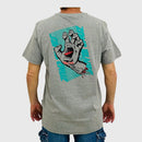 Camiseta Santa Cruz Split Strip Hand Cinza
