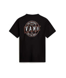 Camiseta Vans Og Pennant Ss Crew Preto Juvenil