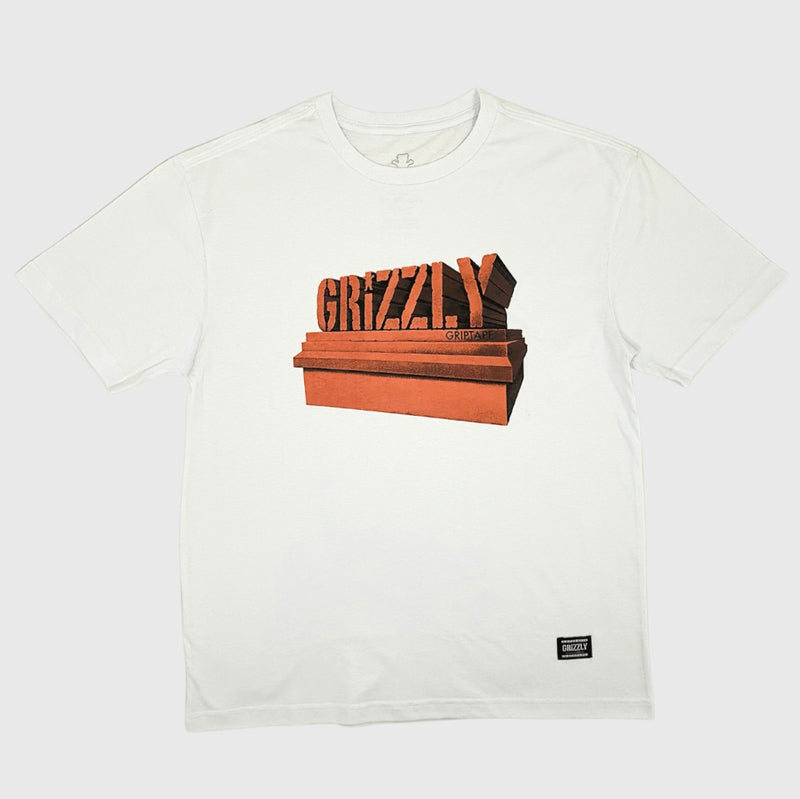 Camiseta Grizzly Monument S/S Branco