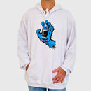 Moletom Santa Cruz Canguru Fechado Screaming Hand Branco