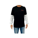 Camiseta Element Manga Longa Layers Preto Masculina