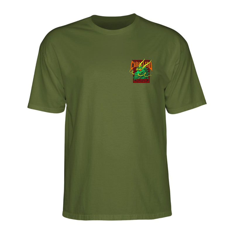 Camiseta Tubular Powell Peralta  Caballero Street Dragon Verde