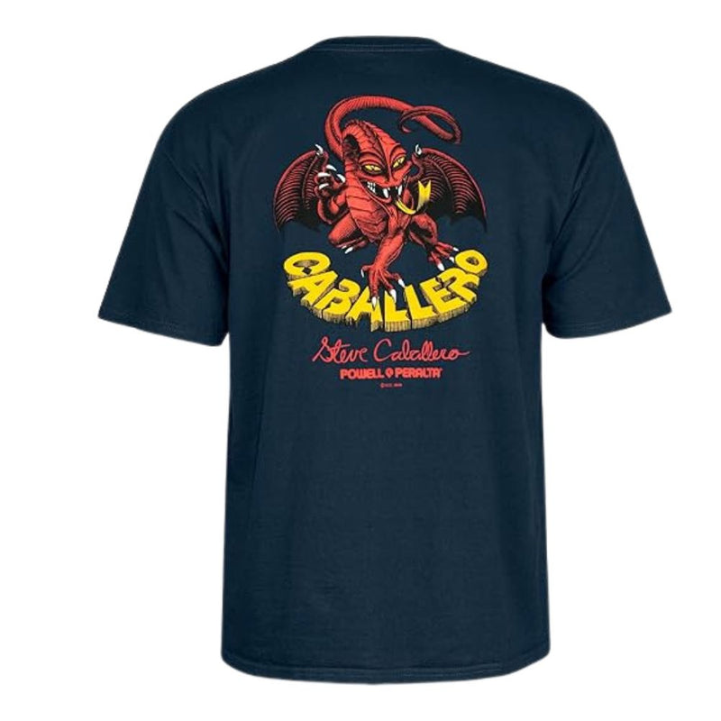 Camiseta Tubular Powell Peralta Steve Caballero Dragon II Azul Marinho