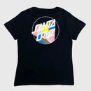 Camiseta Santa Cruz Feminina Delta Dot Preta