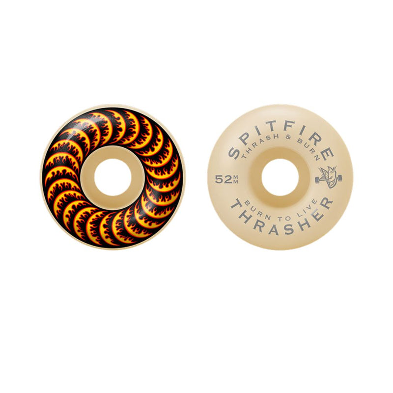 Roda Spitfire x Thrasher 52mm Classic Flame F4 99 Classic Skateboard Wheels