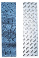 Lixa Hondar Printed Pedra Emborrachada 9" X 33"