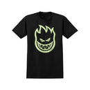 Camiseta Spitfire Wheels Maglietta Uomo Bighead Glow Preto