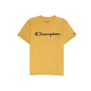 Camiseta Champion Script Logo Contour Gold