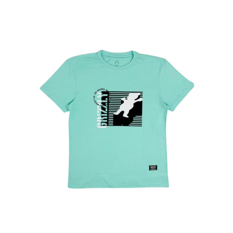 Camiseta Grizzly Lined Up Verde