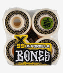 Roda Bones Wheels X-Formula XF X99 58mm V7 Double Locks 99A 4PK