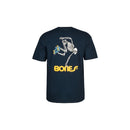 Camiseta  Powell Peralta Skateboard Skeleton II Azul Marinho
