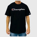 Camiseta Champion ATH Script Logo Contour Preto