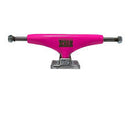 Truck Stick Skate Semi Pro 139mm Alumínio Rosa Logo Dourado