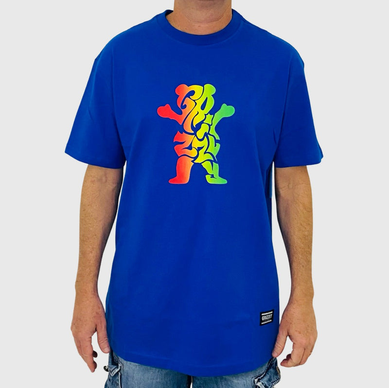 Camiseta Grizzly Irie Family Og Bear S/S Azul