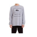 Camiseta Quiksilver Manga Longa Simple Tack Cinza