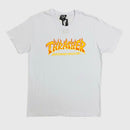 Camiseta Thrasher Fire Logo Branco