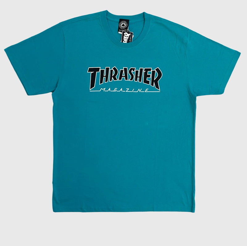 Camiseta Thrasher Outlined Verde