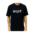 Camiseta Huf Silk Essentials Og Logo Preta Masculina
