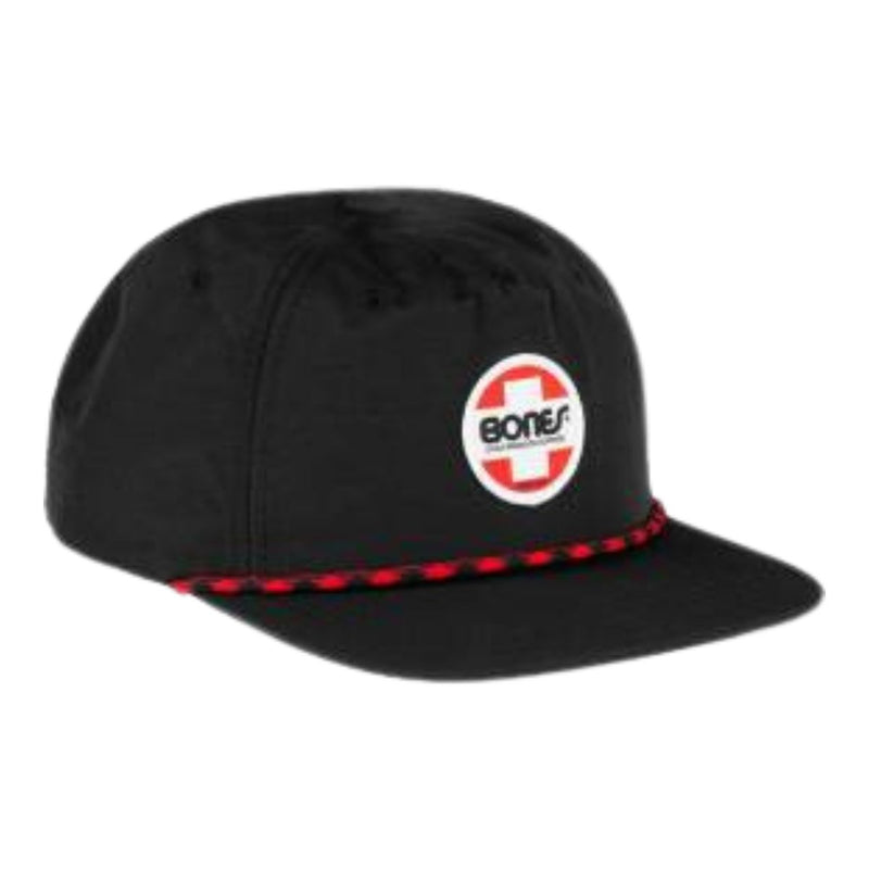 Boné  Bones Bearings OG Swiss Circle Low Pro Preto/ Vermelho