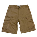 Bermuda Refinery Republic Black Cargo Pocket Stretch Cotton Marrom