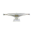 Truck Stick Skate Semi Pro 139mm Alumínio Cinza Logo Dourado