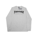 Camisa Thrasher Manga Longa Skate Mag Original Cinza