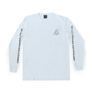 Camiseta Huf Silk Manga Longa Essentials TT Branco
