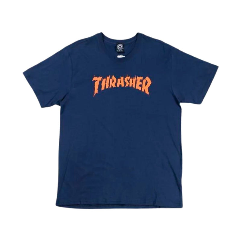 Camiseta Thrasher Burn Azul Marinho