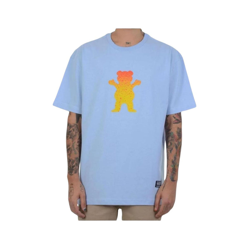 Camiseta Grizzly Og Bear Fadeway Powder Blue