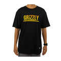 Camiseta Grizzly Stamp Fadeway Preta