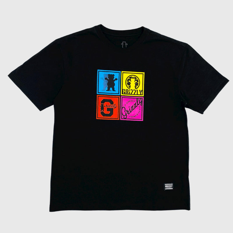 Camiseta Grizzly Iconoclast S/S Preto