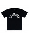 Camiseta Champion Manga Curta Block Champ Arch Ink Preta