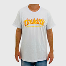 Camiseta Thrasher Fire Logo Branco