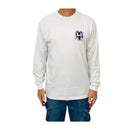 Camiseta HUF Manga Longa Giga Melted Branco