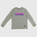 Camiseta Grizzly Manga Longa Two Faced S/S Cinza